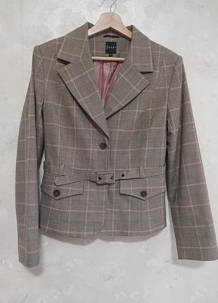 Женский жакет jones 48р. l, в клетку