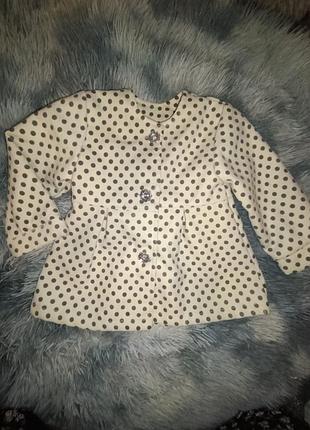 Пальто для дівчинки 3-4 роки