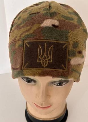 Шапка с гербом + лепучка 1.0 мультикам 58-61