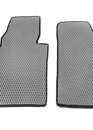 Коврики eva серые 2шт передние для volkswagen caddy 2010-2015 резиновые коврики для авто защиты от грязи ve-33