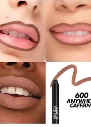 Стійкий олівець для губ make up for ever artist pencil brow, eye & lip liner 606 wherever walnut 0.04 oz/ 1.41 g