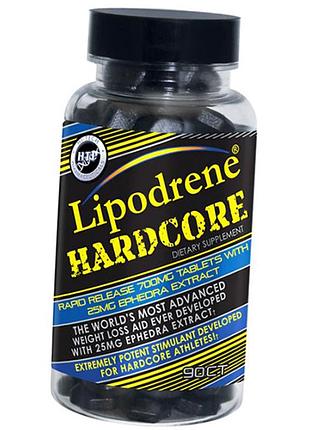 Термогенний жироспалювач, lipodrene hardcore, hi-tech pharmaceuticals 90таб (02169004)