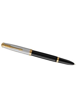 Ручка пеьевая parker 51 premium black gt fp f