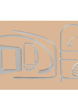 Накладки на панель алюміній для citroen saxo 8 деталей декорування інтер'єру dm-11