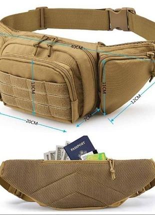 Сумка поясна. олива