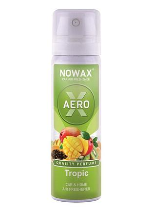 Ароматизатор nowax x aero tropic 75ml фруктовий спрей для дому та офісу ароматизатор освіжувач повітря dm-11