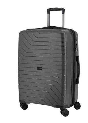 Чемодан swissbrand eden (s) для авиаперелетов, поездок и путешествий замок с функцией таможенного досмотра tsa, унисекс, серый