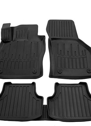 Коврики stingray 3d полиуретановые для audi a3 2012-2020 5 шт резиновые коврики в салон защиты от грязи ve-33