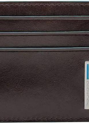 Кредитниця piquadro blue square pocket credit card pouch cognac