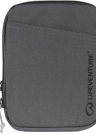 Гаманець lifeventure recycled rfid travel neck pouch grey