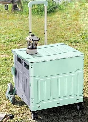 Візок з ручкою,складний кошик, 8 коліс yn8823