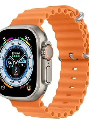 Смарт годинник ultra 1-1 smart watch 49mm помаранчевий