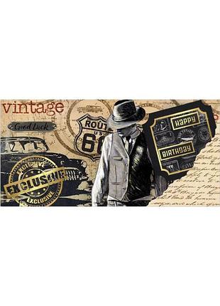 Конверт для грошей "ретро happy birthday" (чол.) 2825фоліо