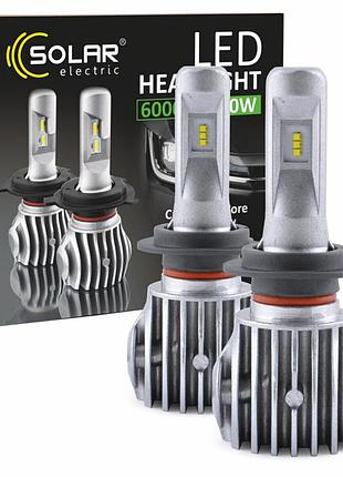 Led автолампа solar h7 12/24v 6500k 6000lm 40w cree chip для автомобилей светодиодные лампы для фар dm-11