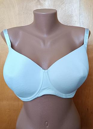 Белый бюстгальтер бюстик лифчик с плотной чашкой 40dd 90e 105e