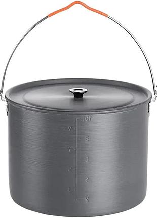 Котелок naturehike camping nh19cj003 10l ц:grey