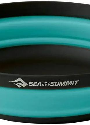 Миска sea to summit frontier ul collapsible bowl l aqua sea blue
