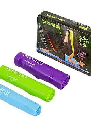 Лента эспандер record raciness fi-6908 набор (56429359), no branding