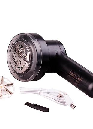 Машинка для удаления катышек sokany sk-12004 аккумуляторная, черная