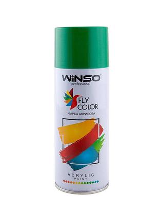 Краска акриловая winso spray 450мл светло-зеленый mint green ral6029 аэрозольная для металла и дерева ан ve-33