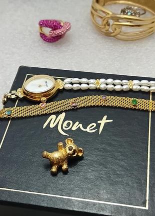 Брошь мишка monet, американский винтаж, или шарм на чокер (цена отдельно)
