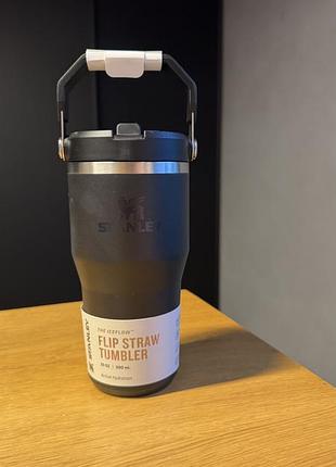 Пляшка з нержавіючої сталі iceflow™ flip straw tumbler
