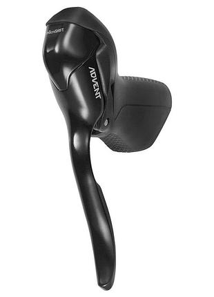 Дуал microshift левый тормозная ручка advent 1х9 черный для велосипеда без шифтера ручка тормоза dm-11