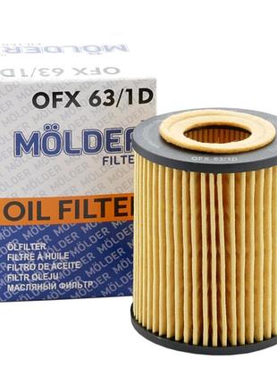 Фильтр масляный molder ofx 63/1d для автомобилей wl7232 ox173/1deco hu7128x очистка масла защита двигате dm-11