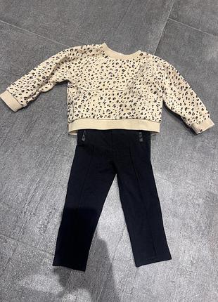 Mango kids костюм на девочку 18-24 мес