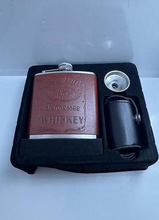 Новорічний подарунок, фляга та стопки, нові гарної якості