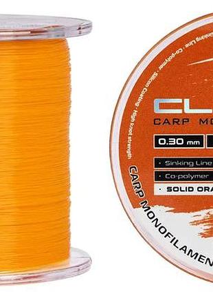 Волосінь brain classic carp line (solid orange) 600m 0.30mm 20lb 8.8kg