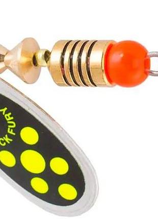 Блесна mepps black fury №2 4.5g silver chartreuse