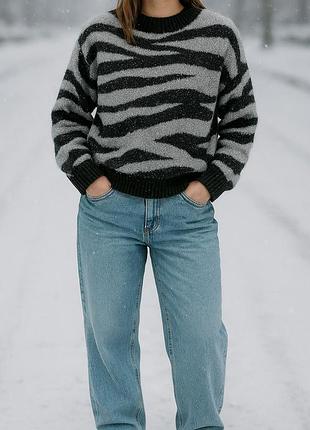 📍 блискучий светр оверсайз із зимовим святковим вайбом ☺️ стан нової речі.