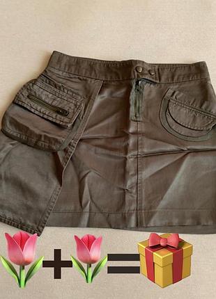 Мини юбка . карго.