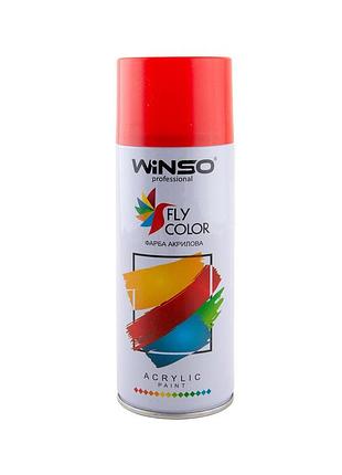 Фарба акрилова winso spray 450мл помаранчевий pure orange для автомобілів та мотоциклів захисна спрей-фа ve-33