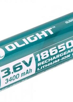 Аккумуляторная батарея olight. 18650 3.6v 3400 mah