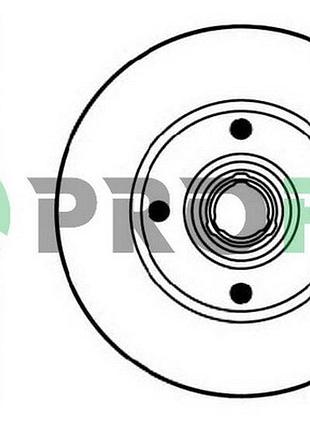 Диск тормозной vw golf iii (1h1) 1.6 1992.09-1997.08 pr 5010-0137