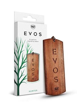 Ароматизатор k2 evos охотник 4г автомобильный освежитель воздуха для машины парфюмированный декор dm-11
