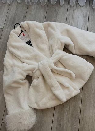 Утеплена шубка оверсайз