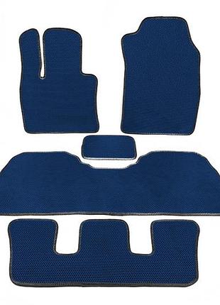 Килимки eva сині для hongqi e-hs9 5 шт гумовий килимок для захисту салону автомобіля ve-33