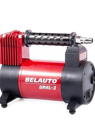 Автомобільний компресор белавто урал-3 170вт однопоршневий з затискачами для акумулятора для накачування dm-11