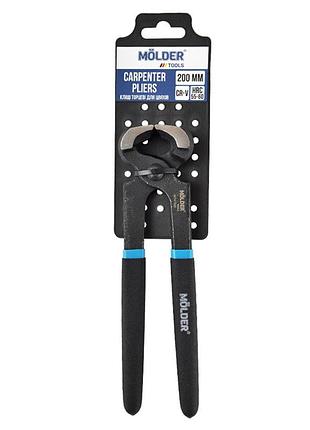 Клещи molder торцевые cr-v 200мм hrc 55-60 для гвоздей полированные маслостойкие инструменты для работы dm-11