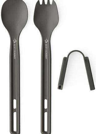 Набор столовых приборов sea to summit frontier ul cutlery set, длинная ложка и вилка