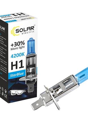 Галогеновая лампа solar h1 12v 55w p14,5s для автомобилей главный свет противотуманные фары освещение 42 dm-11