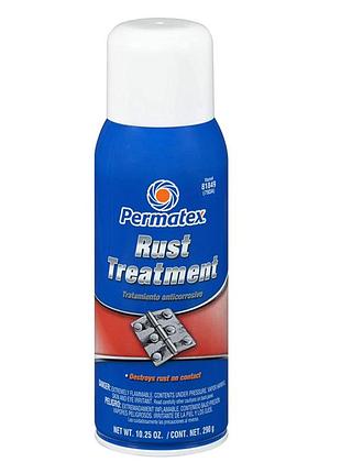 Преобразователь ржавчины permatex rust treatment 290г антикоррозийный состав для защиты металла от ржавч dm-11