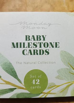 Набір пам'ятних карток малюка /baby milestone cards/england