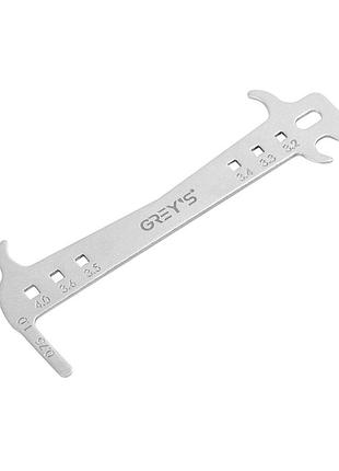 Інструмент grey's для вимірювання зносу ланцюга gr60450 для мотоцикла перевірка ланцюга замір зносу ланц ve-33