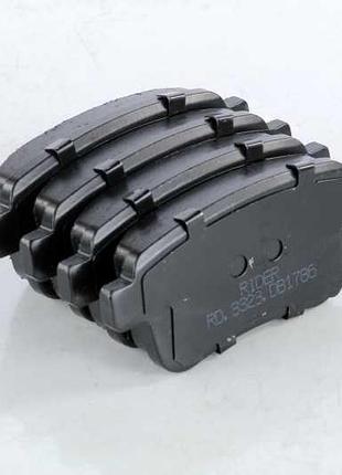 Тормозные колодки дисковые renault kangoo 08- задняя (rider)