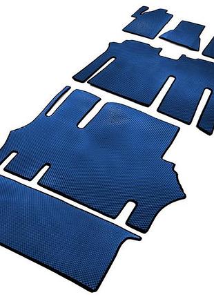 Коврики eva v2 для mercedes viano 2004-2014 синие резиновый коврик в салон для защиты от грязи ve-33