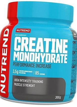 Креатин моногидрат для увеличения силы, creatine monohydrate, nutrend 300г (31119006)